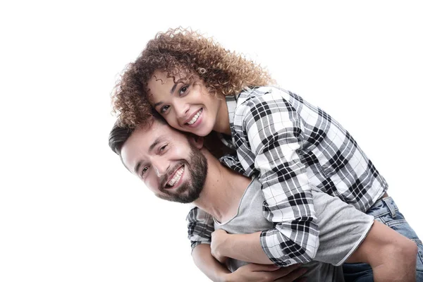 Portrait of a cheerful and happy married couple — Stock Photo, Image