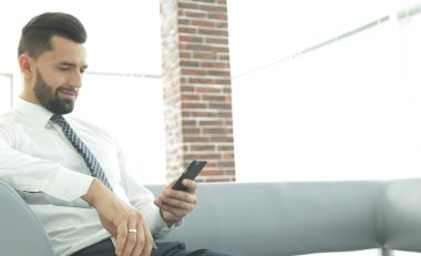 Ofis Büro ofis oturma ciddi iş adamı