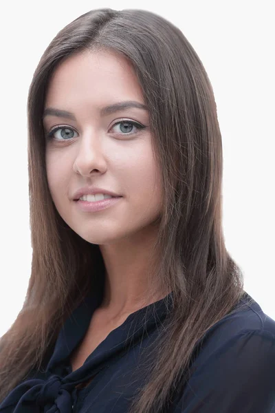 Retrato de uma jovem empresária confiante . — Fotografia de Stock