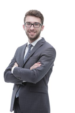 Başarılı bir iş adamı tam büyüme dikey