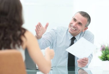 Resim iş adamları ofis toplantı etkileşim