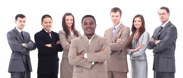 Líder e equipe de negócios profissional — Fotografia de Stock