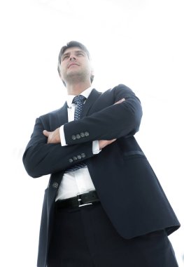 dört gözle başarılı iş adamı