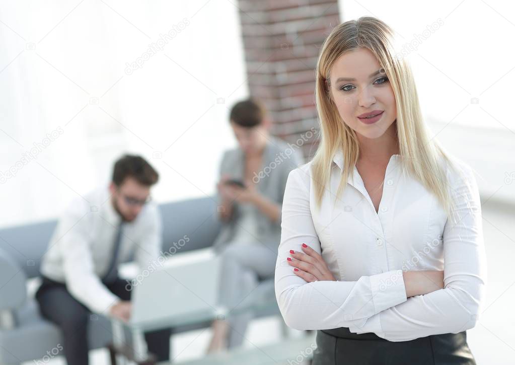 portrait of young business woman