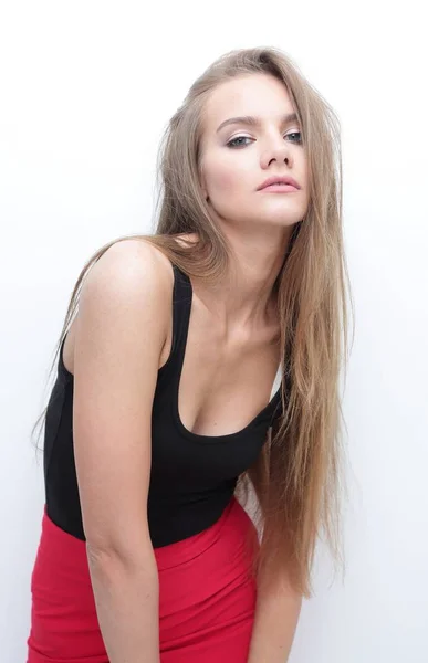 Meisje model poseren voor de camera — Stockfoto