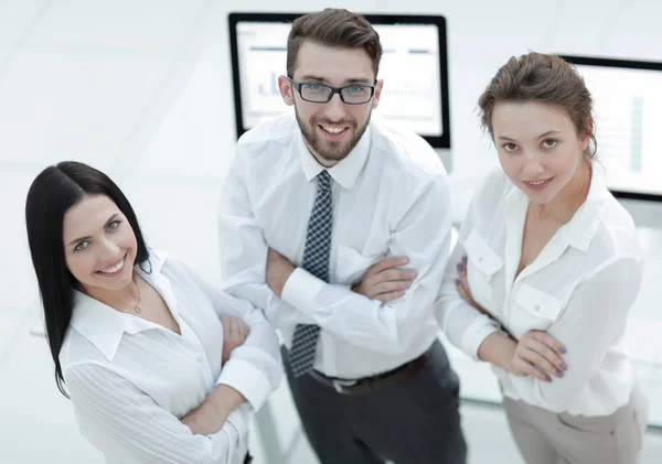 Close-up de uma equipe de negócios de sucesso . — Fotografia de Stock