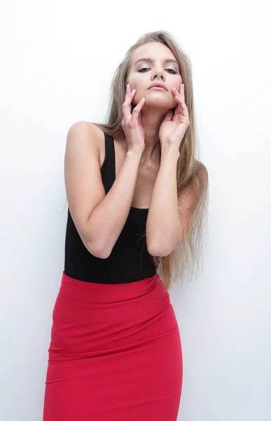 Modelo menina posando para a câmera — Fotografia de Stock