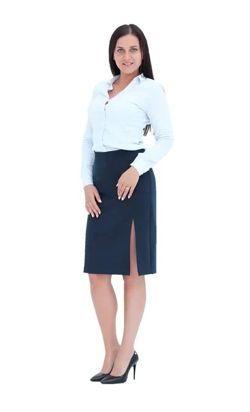 Businesswoman portrait full length — Stock Photo, Image