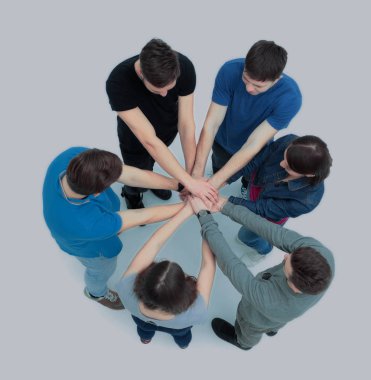 başarı ve güvenilirlik - üniversite studen oluşan bir ekip kavramı