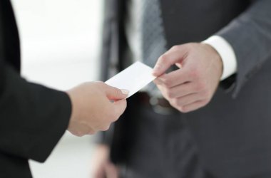 Döviz kartvizit ilk defa karşılamak