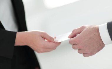 Döviz kartvizit ilk defa karşılamak