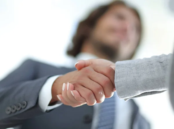 Metoda handshaking podnikatelé po úspěšné obchodní jednání — Stock fotografie