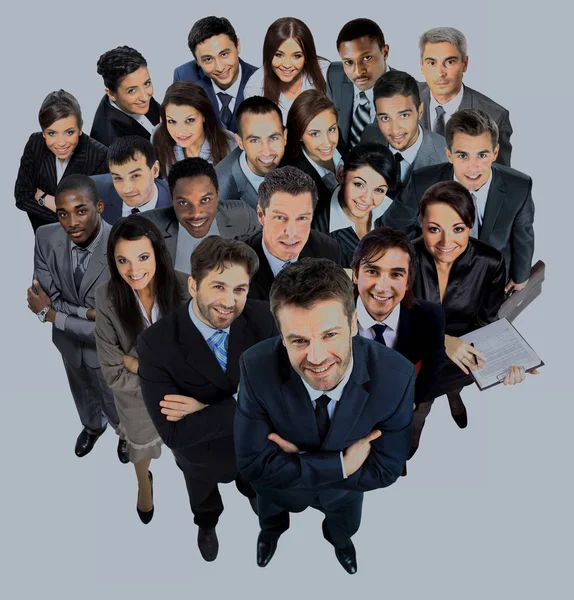 Group of business people. Isolated over white background — Stock Photo, Image