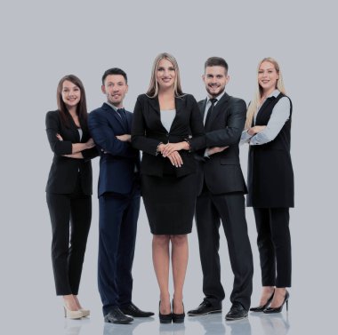 Başarılı ve mutlu genç Kişilik ekibin