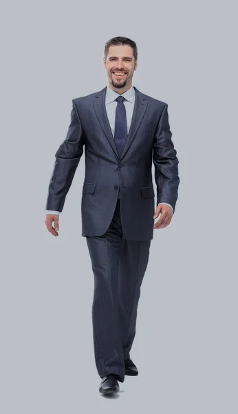 Handsome businessman on white background — Stock Photo, Image