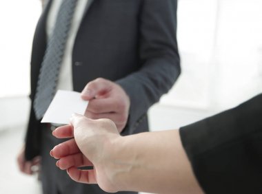 Döviz kartvizit ilk defa karşılamak