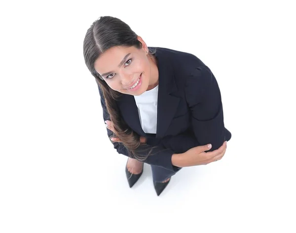 Vista desde la mujer de negocios top.young — Foto de Stock