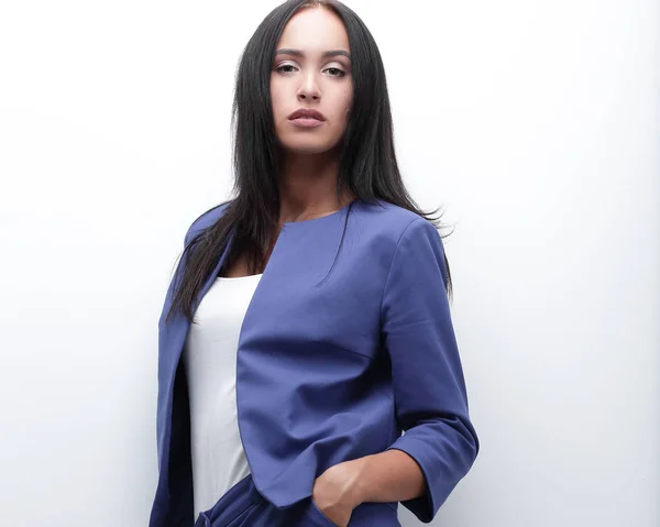 Portrait of a young business woman looking into the camera — Stock Photo, Image