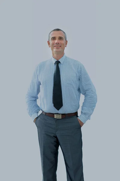 Portret van vertrouwen zakenman en een betrouwbare partner op zoek — Stockfoto