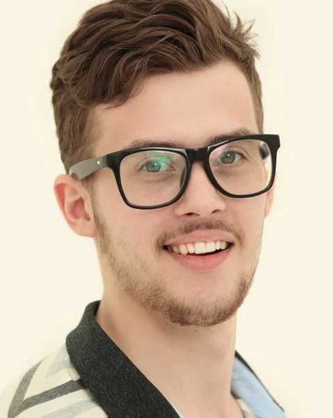 closeup.Face başarılı genç erkek