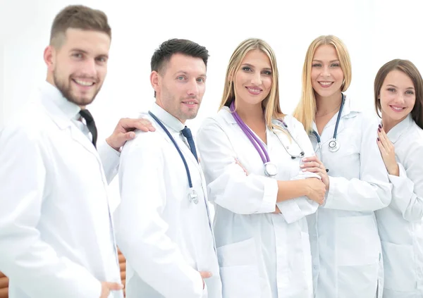 Portret van succesvolle medische team — Stockfoto