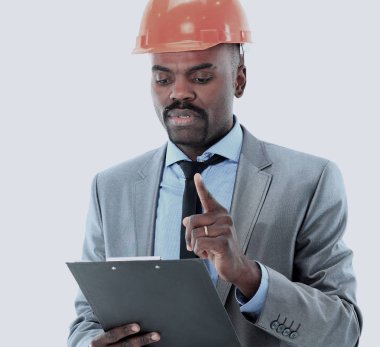 Kendine güvenen etnik mimar giyiyor