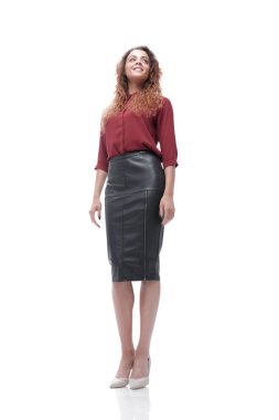 alt view.confident bir iş kadını.