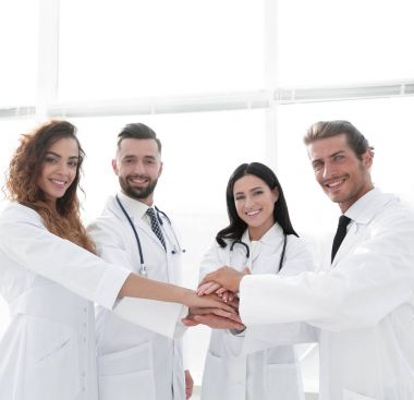 Doktor bir grup arka plan görüntüsü