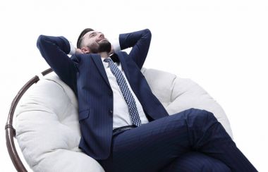 işadamı relaxarea rahat sandalye