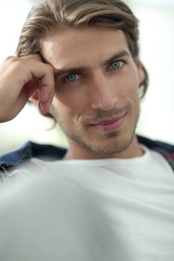 portre. başarılı bir modern adam.