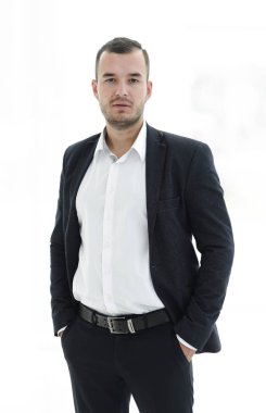modern iş adamı portresi.