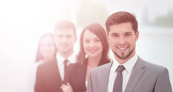 Successful business group working at the office — Stock Photo, Image