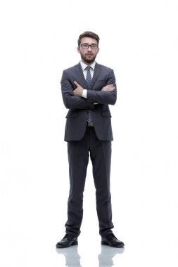 Başarılı bir iş adamı tam büyüme dikey