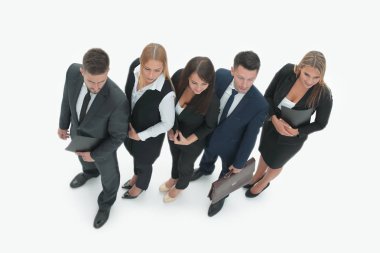 alt view.confident iş takım kameraya arıyor.