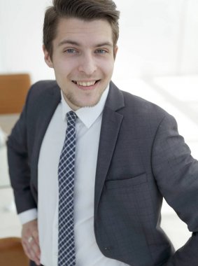 closeup.a başarılı genç adam