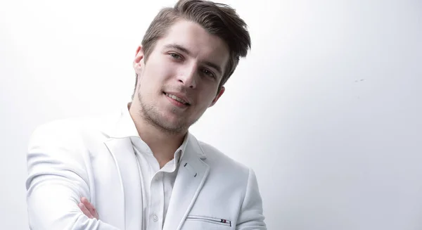 Closeup.confident joven hombre de negocios —  Fotos de Stock