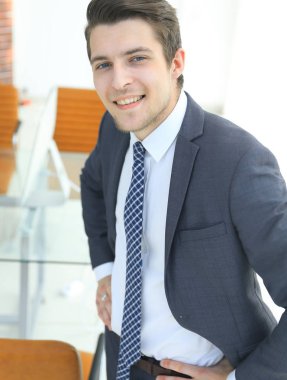 closeup.a başarılı genç adam