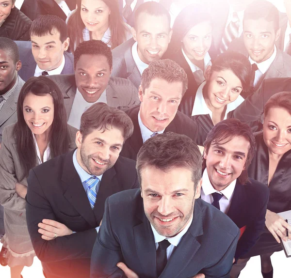 Skupina lidí, podnikání. Izolované na bílém pozadí — Stock fotografie