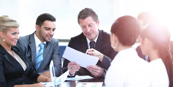 Business people collaborating at the  table — Stock Photo, Image