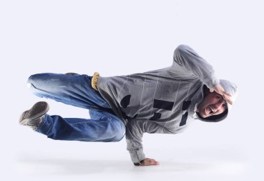 portrait of a cheerful young man.