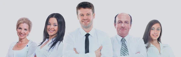 Junge attraktive Geschäftsleute - das Elite-Business-Team — Stockfoto