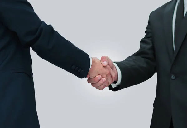Концепція довіри до партнера - рукостискання бізнесу — стокове фото