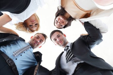 Alt görünümü. Dostu iş takım.