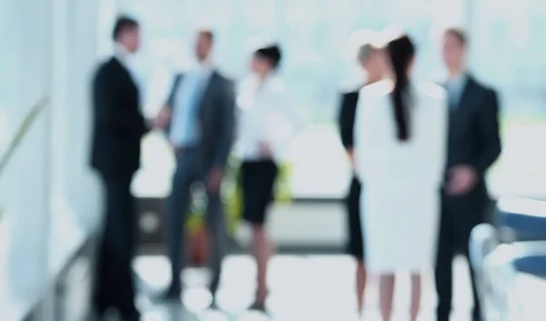 Gente de negocios exitosa hablando en la reunión en la oficina — Foto de Stock