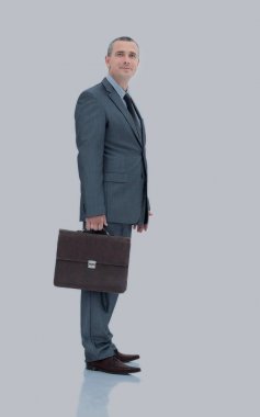 bir evrak çantası isol iş elbiseli nitelikli Hukuk Danışmanı