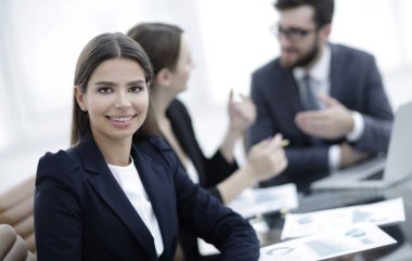 closeup.Employees ofis