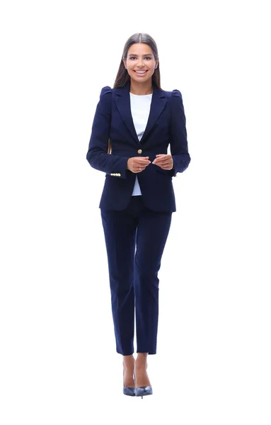 Confident business woman walking forward — Stock Photo, Image