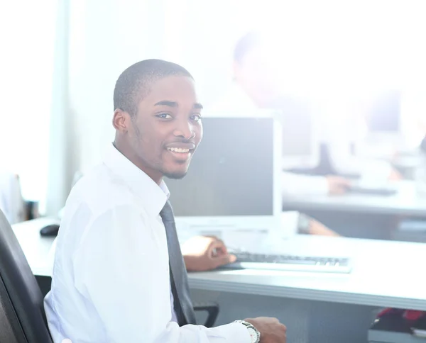 Team of business people working in office — Stock Photo, Image