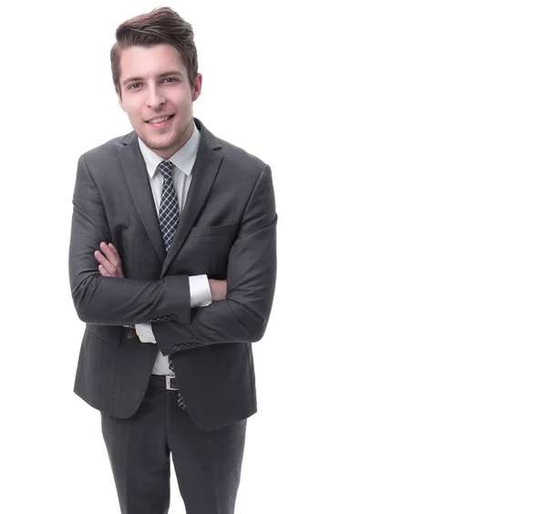 Vista desde el top.successful joven hombre de negocios — Foto de Stock