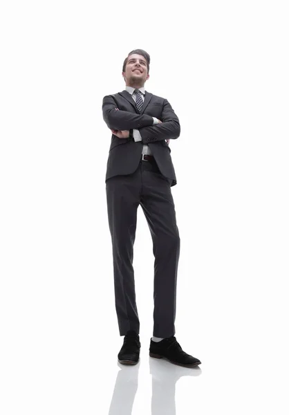 Bottom view.successful young business man. — Stock Photo, Image